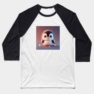 KDAN001 - Cute & adorable baby Penguin Baseball T-Shirt